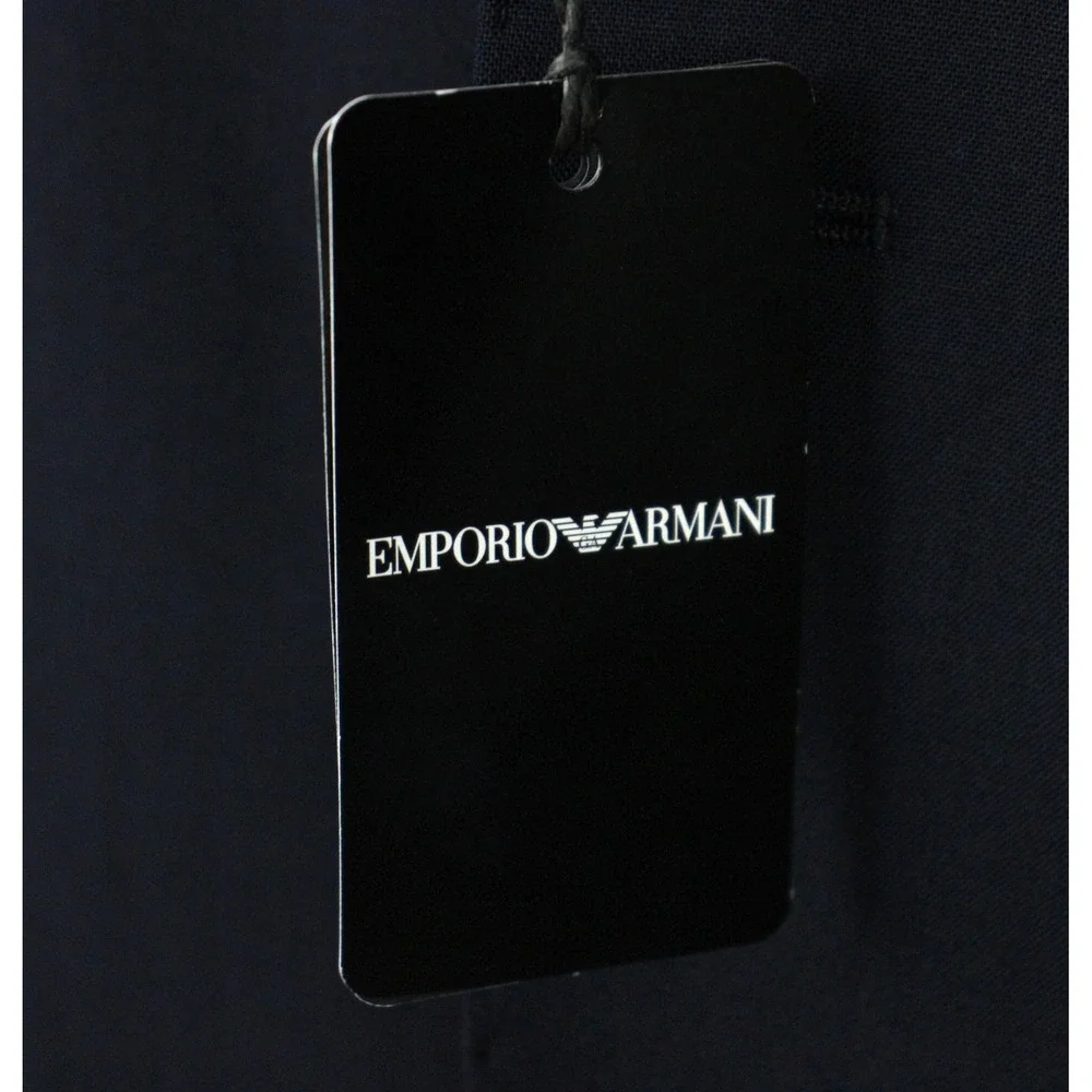 Emporio Armani Blazer 40 R (50 EU) Mens Navy Wool M Line Slim Fit Sport Coat